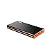 Produktbild EasyAcc Smart Batterie 15000mAh Power Bank 4.8A Smart Output Externe Akku mit 3-Ports Reiseadapter für iPhone Samsung HTC Tablets - Schwarz und Orange