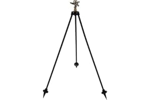 Arkai Renus Impuls-/Kreisregner auf Dreibein, Geka-kompatibeler Anschluss, bis 20 Meter, Sektoral auf 30°,60 °, 90° 180ˆ, 270° & 360° einstellbar