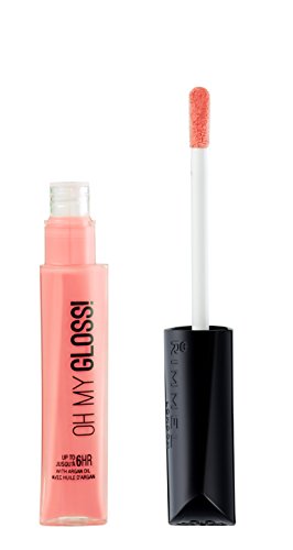 Rimmel London Oh My Gloss! Lip Gloss, 600 Just Peachy, 6.5 ml