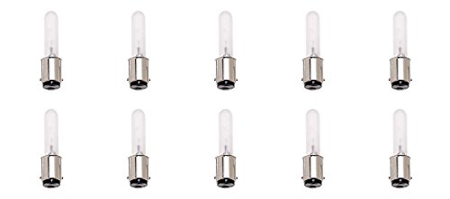 BA15D JD Type Mini Bayonet Base AC 240V Halogen Light Pendant Bulb Lamp Direct Replacement for BA15D Fittings of Home, Kitchen & Photography Equipment, Warm White in Frosted Lense, 75W (Pack of 10)