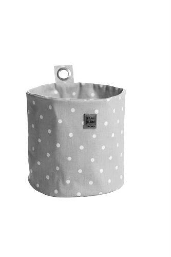 Farg Form Round Storage with Spots (Large, Grey)