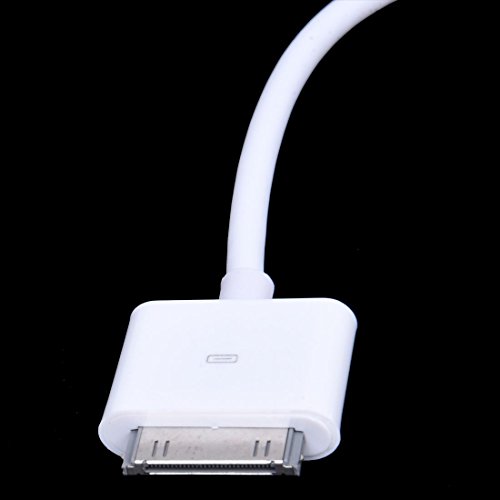 TOOGOO (R) Weiss Dock Adapter HDMI TV HD fuer iPad iPad2 iPad3 iPhone 4 / 4S - 4