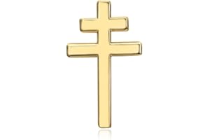 BOBIJOO Jewelry - Pins croix de Lorraine Bijou boutonnière 20mm Or