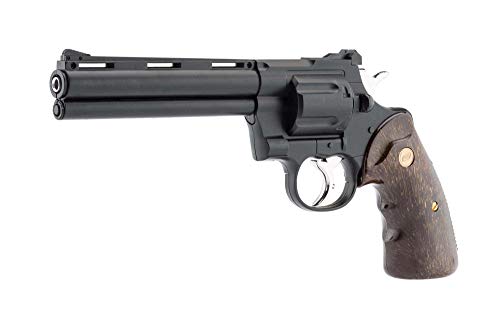 ASG RÉPLIQUE Airsoft 0,5 Joules Revolver R/357 Black 0.5 Joules (Vente Interdite aux Personnes âgées de Moins de 18 Ans)