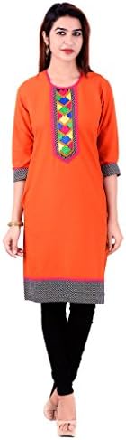 Pure Cotton Jaipuri Embroiderd Desinger Kurti
