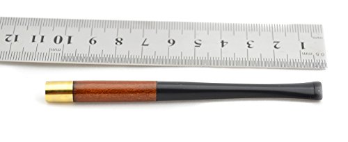 10cm Mundstück für die Zigaretten aus dem Birnbaum, handgemacht für SLIM Zigaretten - 2