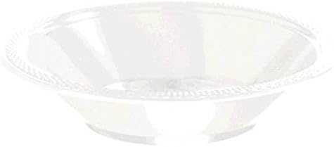 Amscan International 355 ml Bowl Plastic, Frost White
