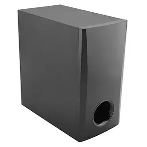 Speaker Subwoofer, Exquisite Thicken Wood Soundbar Subwoofer Long Service Time with Rounded Corners for TV Computer for Home Theater