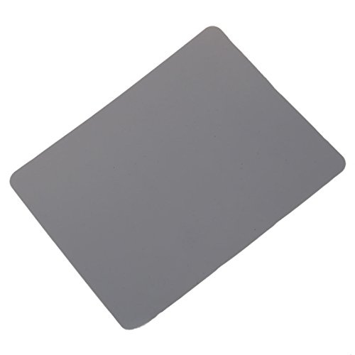 SODIAL R  8 5 pulgada x 6 9 pulgada Estera Almohadilla de raton de escritorio gris cuadrado liso de silicona suave