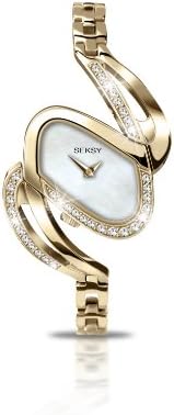 Seksy Women's Quartz Watch with Mother of Pearl Dial Analogue Display and Gold Stainless Steel Bracelet 4861.37