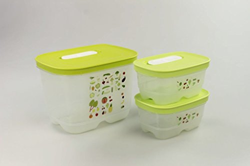 TUPPERWARE Kühlschrank 1,8 L hoch limette + 375 ml (2) KlimaOase Klimakönig - 4