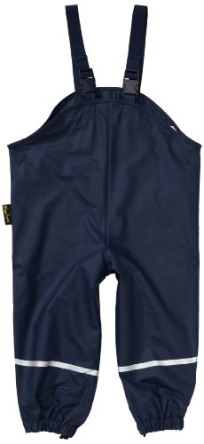 Playshoes Rain Dungarees Textile Lining Easy Fit Boy's Trousers Navy, 12-18 Months (Manufacturer size :86 cm)