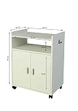 Samblo Senchi - Carro Multiusos de Cocina de melamina con Puertas DE 60 cm...