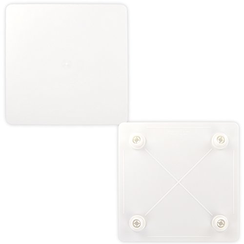 Cake Company Torten-Ständer in Weiß | 27,5cm x 27,5cm lang | Quadratisch | SPS-Stecksystem aus Kunststoff für Torten & Kuchen | Viereckige Torten-Platte | Zum Dekorieren & Transportieren | 1 St.