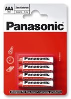 Preisvergleich Produktbild Panasonic Akku, Rot Zink AAA 4 Stück