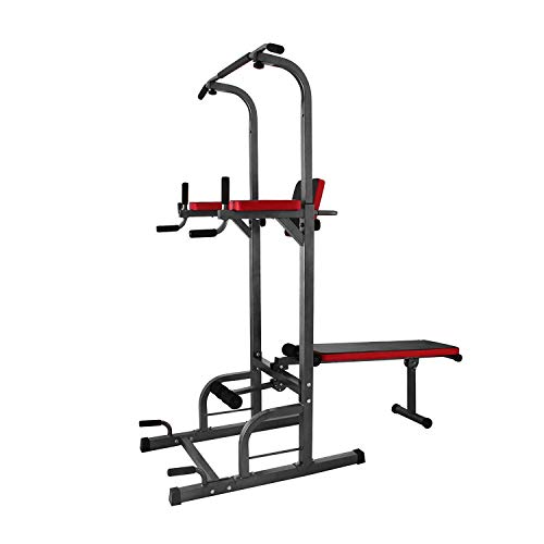 Kraftstation für Home-Gym 65 GOTOTOP Multifunktionale Power Tower Dip