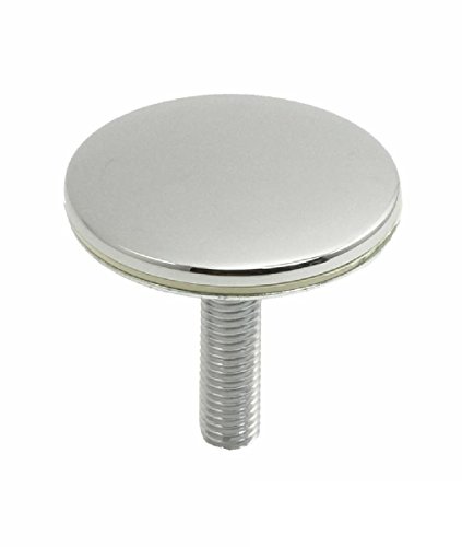 tecuro Hahnlochstopfen Deckrosette Hahnlochdeckel Ø 53 mm messing verchromt, schwere Ausführung