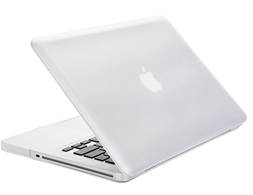 MacBook Pro 13 Hülle Case, iNeseon Ultra Slim Gummierte Hartschale Tasche Cover Shell, US Transparent und EU Transparent Tastatur Abdeckung Schutzhülle für Apple MacBook Pro 13.3 Zoll Aluminum Unibody mit CD-ROM Drive Modell:A1278,NICHT für MacBook Pro 13 mit Retina Display (Transparent) - 6
