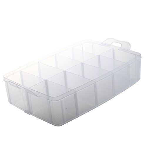 SODIAL(R) 3 Schichten Plastik Schmuckkaestchen Schmuckkasten Schmuckkoffer Trennbar Gefragt - 4
