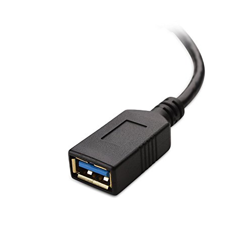 Cable Matters® USB 3.1 Type C (USB-C) auf (USB-A) Adapter Schwarz 15cm - 4