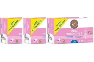 PARAVOSTRA GIFRER | Physiologisches Serum | Nasenhygiene | Ohrenspülung | Wunden waschen | Befeuchtungswirkung | Set mit 3 Kartons à 40 x 5 ml