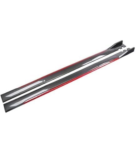 Minigonne Laterali Auto Per Alfa Romeo 159 2005-2012 - Accessorio In ABS Nero, Antigraffio E Facile Da Installare