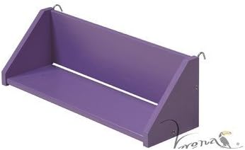 Design Vicenza "Goro" Large Reversible Clip On Shelf, Wood, Lilac