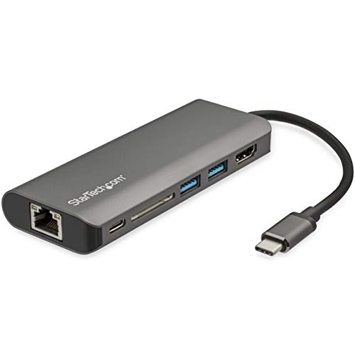 StarTech.com DKT30CSDHPD3 USB C Multiport Adapter HDMI - 4K - Mac/Windows - SD - 2X USB-A - 1x USB-C - 60W PD 3.0 - USB C to USB 3.0 Hub RS.11549 (78.00% Off) - Amazon StarTech.com DKT30CSDHPD3 USB C Multiport Adapter HDMI - 4K - Mac/Windows - SD - 2X USB-A - 1x USB-C - 60W PD 3.0 - USB C to USB 3.0 Hub RS.11549 (78.00% Off) - Amazon