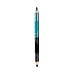 Beauty UK Jumbo Eyeliner Eyeshadow Pencil Pen Natural Smokey Eye Liner Shadow Metallic Shimmer Cosmetic Make Up Kit Set (Black & Turquoise)