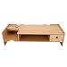 Produktbild Oumij Heighten Shelf Rack Shelf Stand Halter für Bildschirmtastatur Grundhalterung Nutzen Sie den freien Platz optimal für zusätzlichen Stauraum, um das Wesentliche griffbereit zu halten(Gold Eiche)