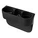 Produktbild yaonow Getränkehalter Kaffee Konsole Seitentasche mit Stift Loch, Auto Front Seat Organizer KFZ Konsole und Sitz Gap Cup/Handy-Halterung Aufbewahrung Pocket Box Käfig Kaffee Catcher für Auto, Schwarz