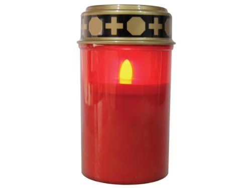 Lumini A Batteria Per Cimitero LUMINO CIMITERO A LED CON SENSORE CREPUSCOLARE E PANNELLO SOLARE