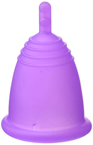 MeLuna Classic Copa Menstrual, Palito, Violeta, Talla M - 1 Unidad
