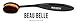 Beau Belle Contour Blending Brush - Oval Make Up Brush - Contour Brush - Oval Brush - Contouring Brush - Oval Foundation Brush - Contour Make Up Brushes - Contour Makeup Brushes Oval Makeup Brushes - Make Up Brushes - Makeup Brushes