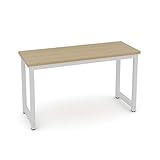 【Solide und stabile Konstruktion】 der Stahlrahmen macht den Tisch schwer belastbar und das Dreiecksdesign unter 4 Ecken ist fest verbunden und unterstützt den Schreibtisch stabil. Die 4 Metall-Beine sind mit einer glatten Oberfläche beschichtet, um sie vor Kratzern, Flecken und Schmutz zu schützen, verspricht eine extra lange Lebensdauer.