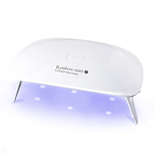 Asciugatore UV per unghie con lampada a LED da 5 W, portatile, per manicure e pedicure, con 2 impostazioni di timing (45s/60s)