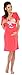 Zeta Ville Maternity - Women's Nursing Nightdress Robe Set Labour Hospital 126c (Coral, UK 12)