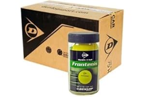 AND TREND Pelotas de Frontenis Dunlop 24 Botes 2 Bolas Cajon