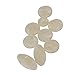 Produktbild WEONE 9pcs Ivory Altsaxophone Sax reales Perlmutt-Schlüssel-Knopf Inlays Holzteile
