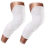 NONMON Jambière Genouillère Extensible Protection Genou Pad Épaissie Protecteur,pour Basketball Volleyball Football, Une Paire