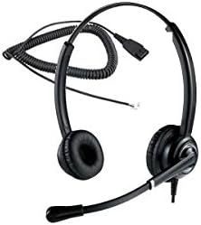 Cuffia Ezlight top U.N.C. + cavo per Avaya 14-16-46-54-56-94-95xx, alcatel, fanvil, aastra, polycom, gigaset, nec, samsung.