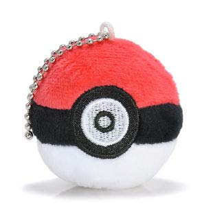 channeltoys - Porte Clef Pokeball Plush sphérique - Coton - Pokemon - diamètre 3cm - Neuf