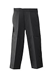 4Direct Uniforms Boys Classic Quality"PALVINI" School/Nursery Pull-Up Trousers-Black or Grey