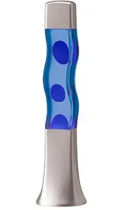 Creative Motion Home Decorative Blue Wax/ Blue Liquid Groovy S Shape Motion Lamp