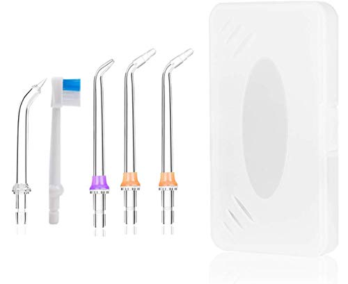 Hydropulseur Jet Dentaire 5 Buses Pro Remplaçables Accessoires pour Pro-Hc Hydropulseurs et Irrigateurs, Embout de Rechange