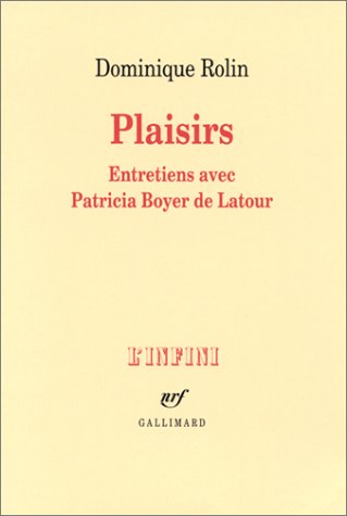 couverture de : Plaisirs