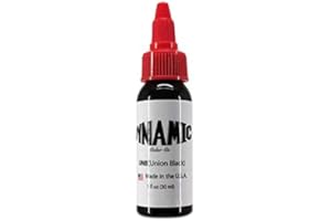 VIKING-INK B&W DYNAMIC - Tinta Tatuaje para el cuerpo Color Union Black 1oz