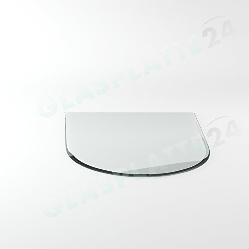 Funkenschutzplatte Form G25 Glasplatte Bodenplatte Kaminplatte Funkenschutz Ofenplatte Kaminglas Funkenschutzplatte 6mm ESG Glas T: 1100mm x B: 850mm