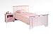 Produktbild Parisot Jugendbett mit Nako 2-tlg Biotiful 4" Rosa-Weiß