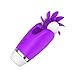 Produktbild Sphincter-Feng Drehbares Spielzeug, Erwachsener USB-Auflademassager 12 Frequenz-Multifunktionsentspannungsmassagegerät (Farbe : Purple, größe : B)